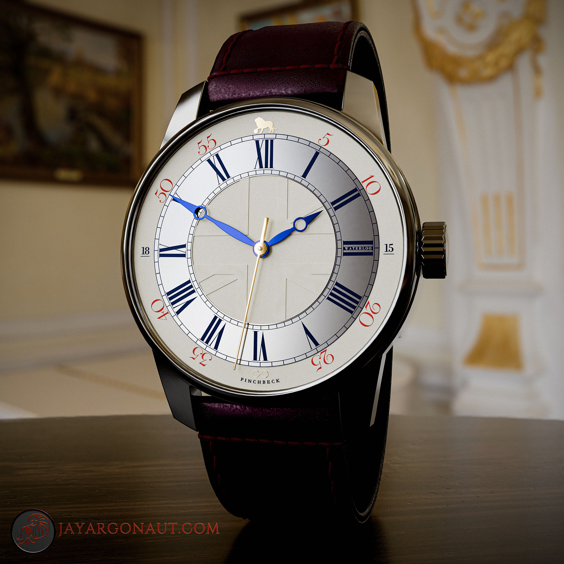 The 2024 Waterloo special limited-edition watch. All designed, modelled, and rendered in Blender 4.0