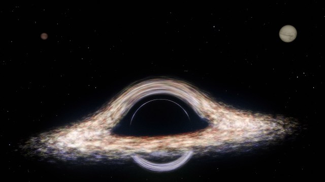 A black-hole 3D model: Fully modelled and rendered using Blender 4.0 by Jason Garth Edwards at www.jayargonaut.com