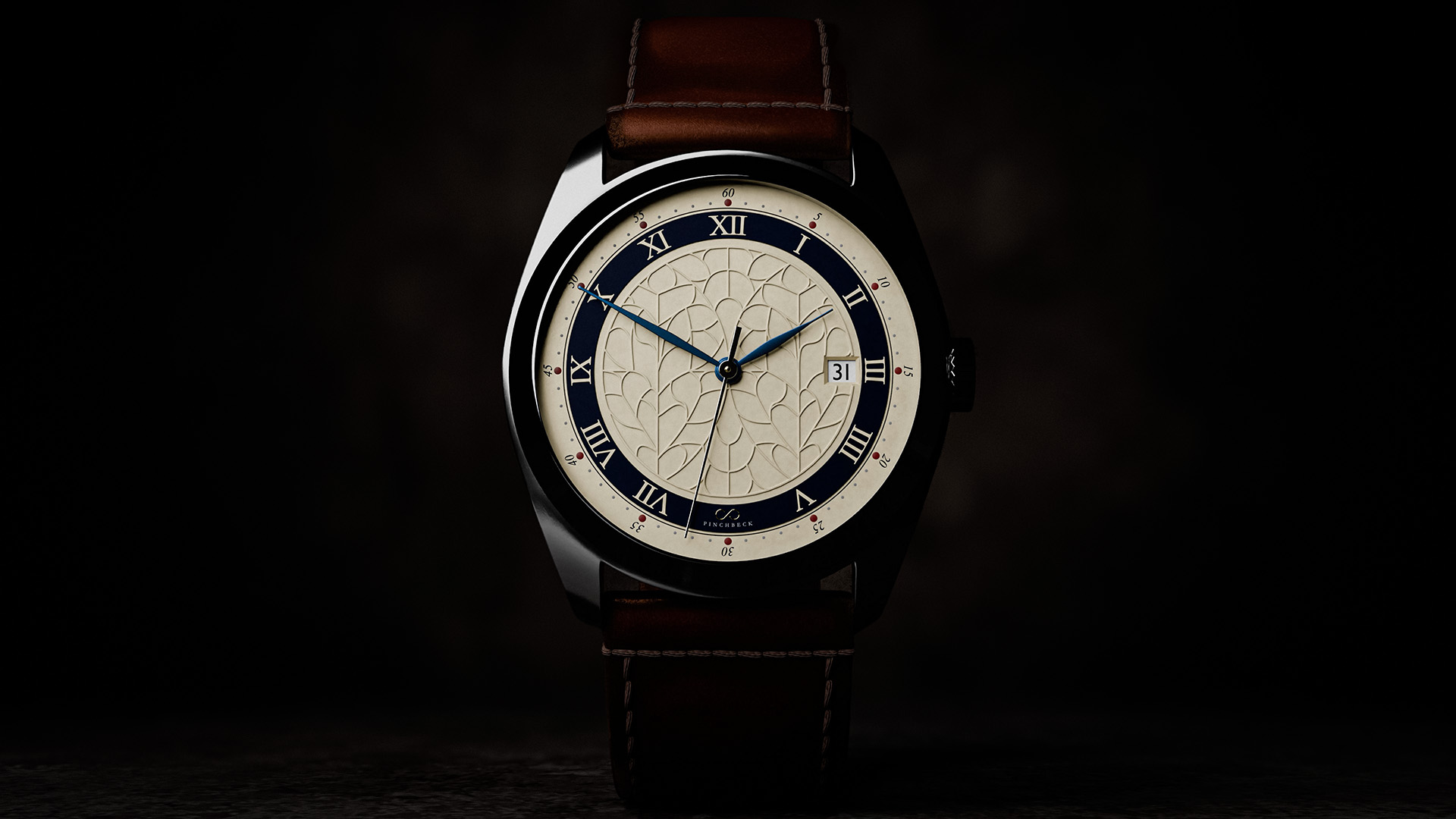 The Lindum watch designed, modelled, and rendered by Jason Garth Edwards at www.jayargonaut.com