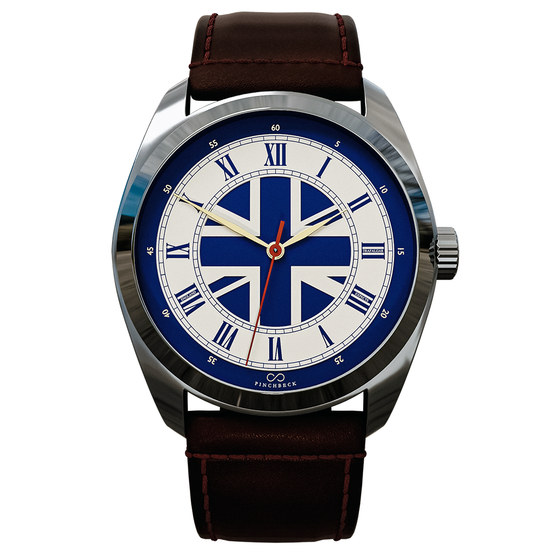 The Trafalgar one-off charity edition automatic wrist watch - designed, modelled, and digitally rendered by Jason Garth Edwards at www.jayargonaut.com